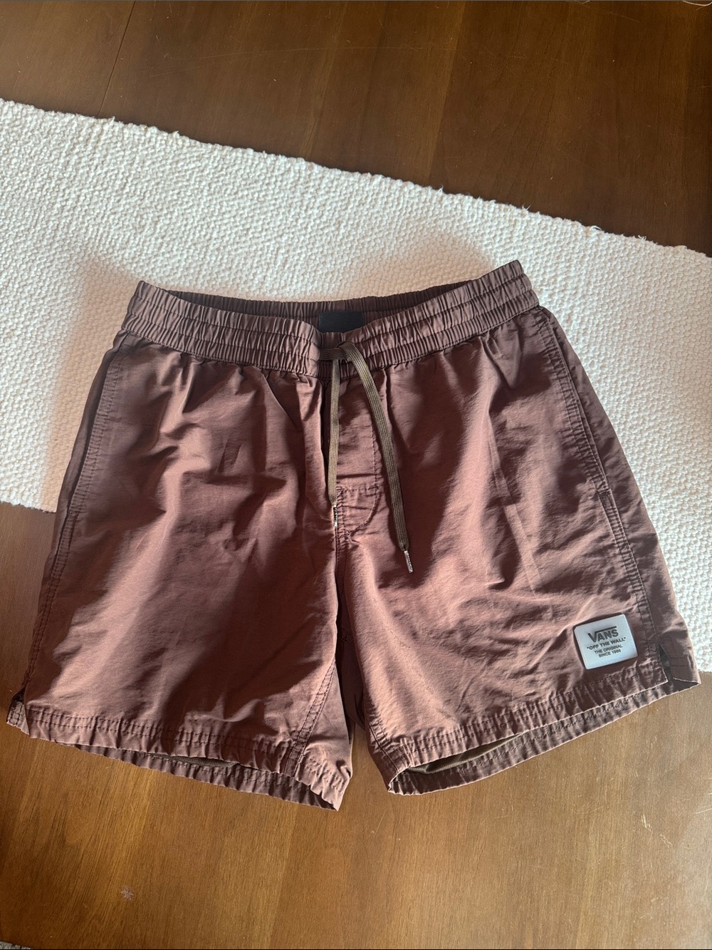 Vans Men's Brown Elastic Waist Shorts